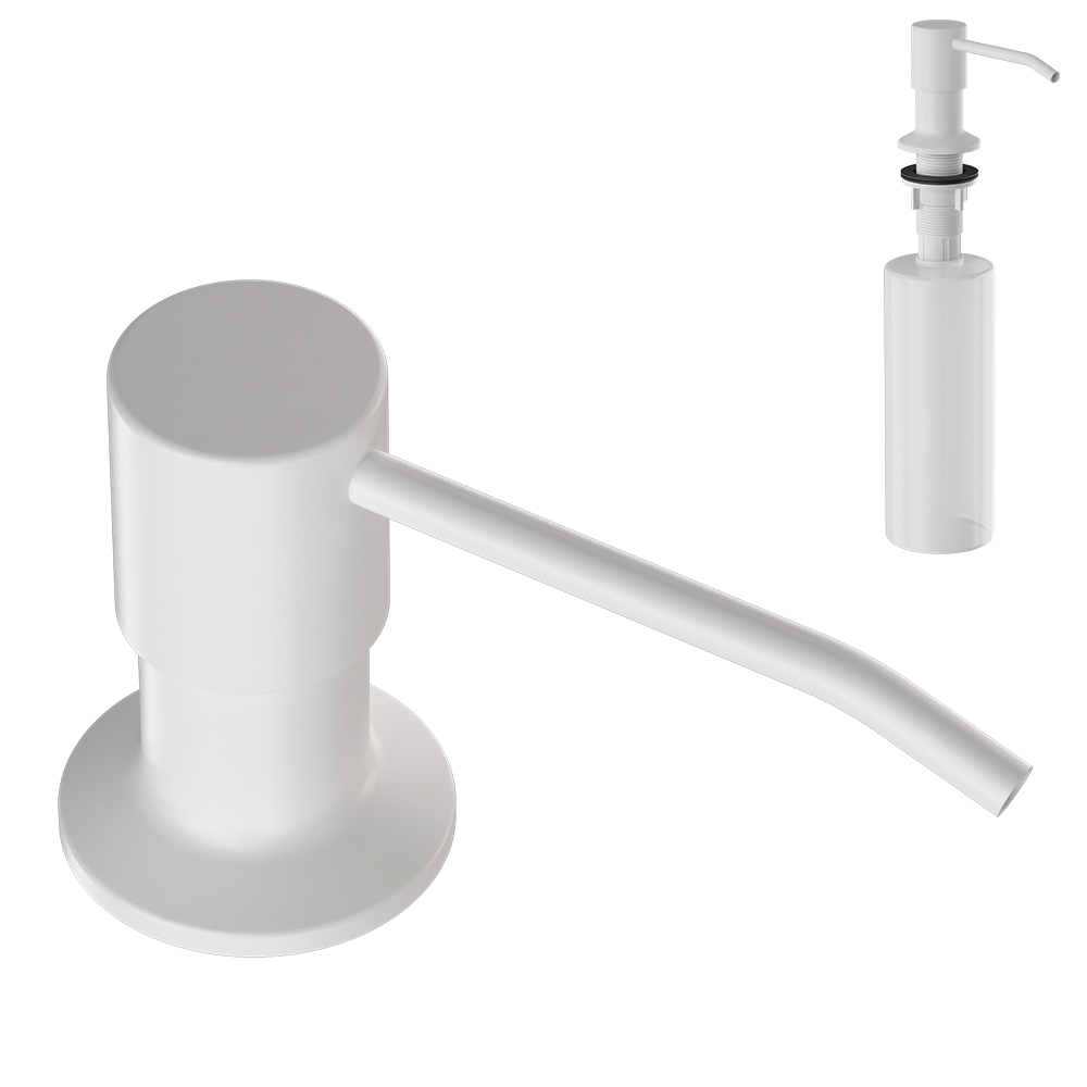 Dispenser rotund pentru lichide - Alb