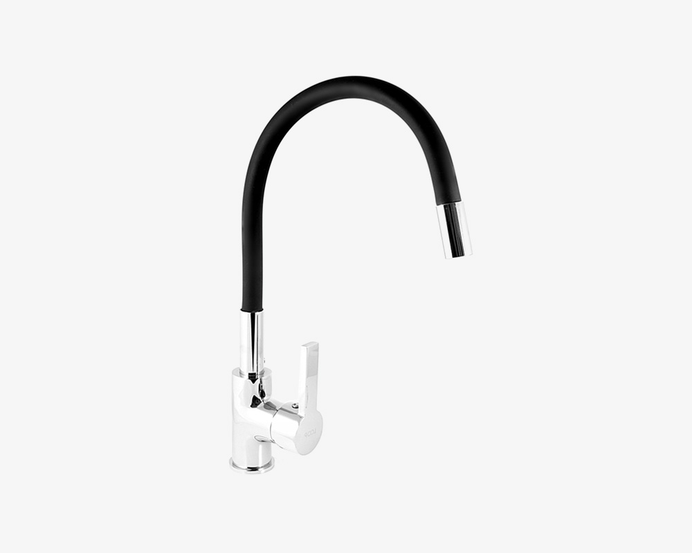 Baterie Bucătărie FLEX Elastic - Negru