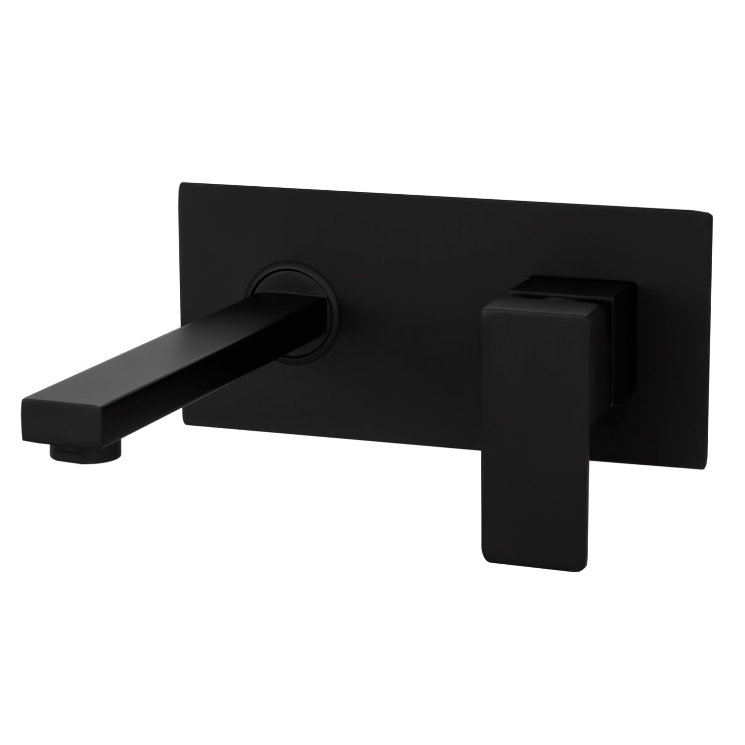Baterie lavoar incastrata Cubes negru