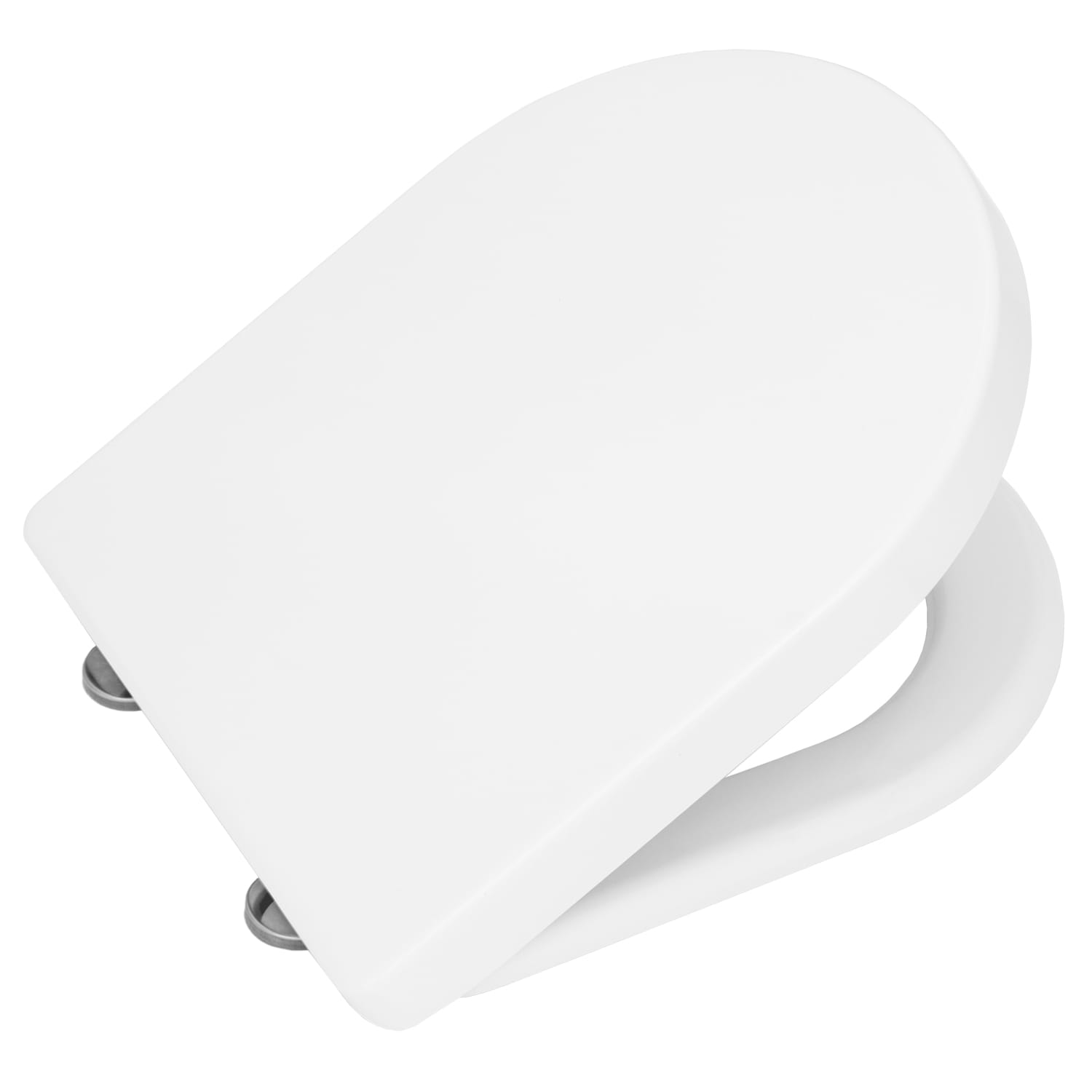 Capac WC universal, dur, cu mecanism de închidere lentă, dimensiune A4