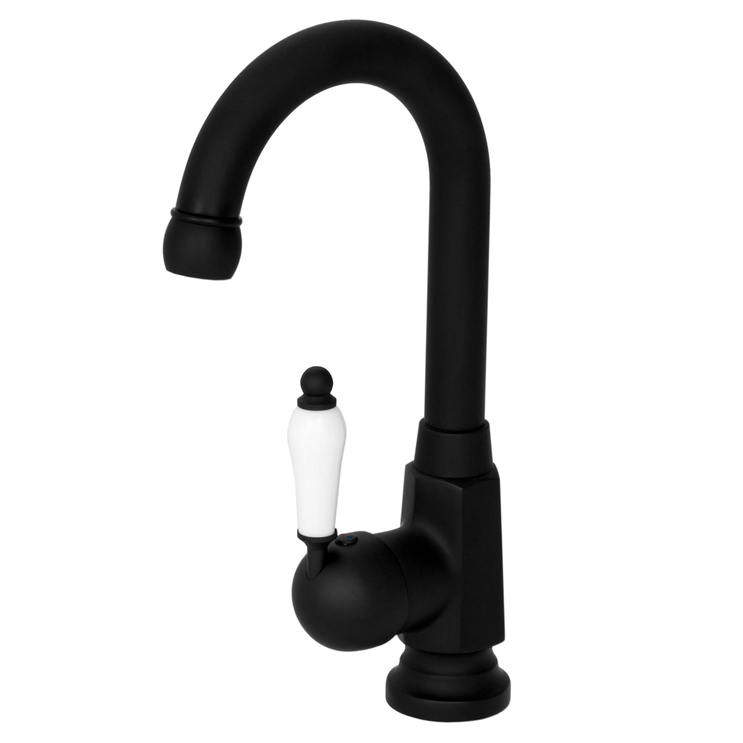 Baterie lavoar Retro VII negru montare pe blat