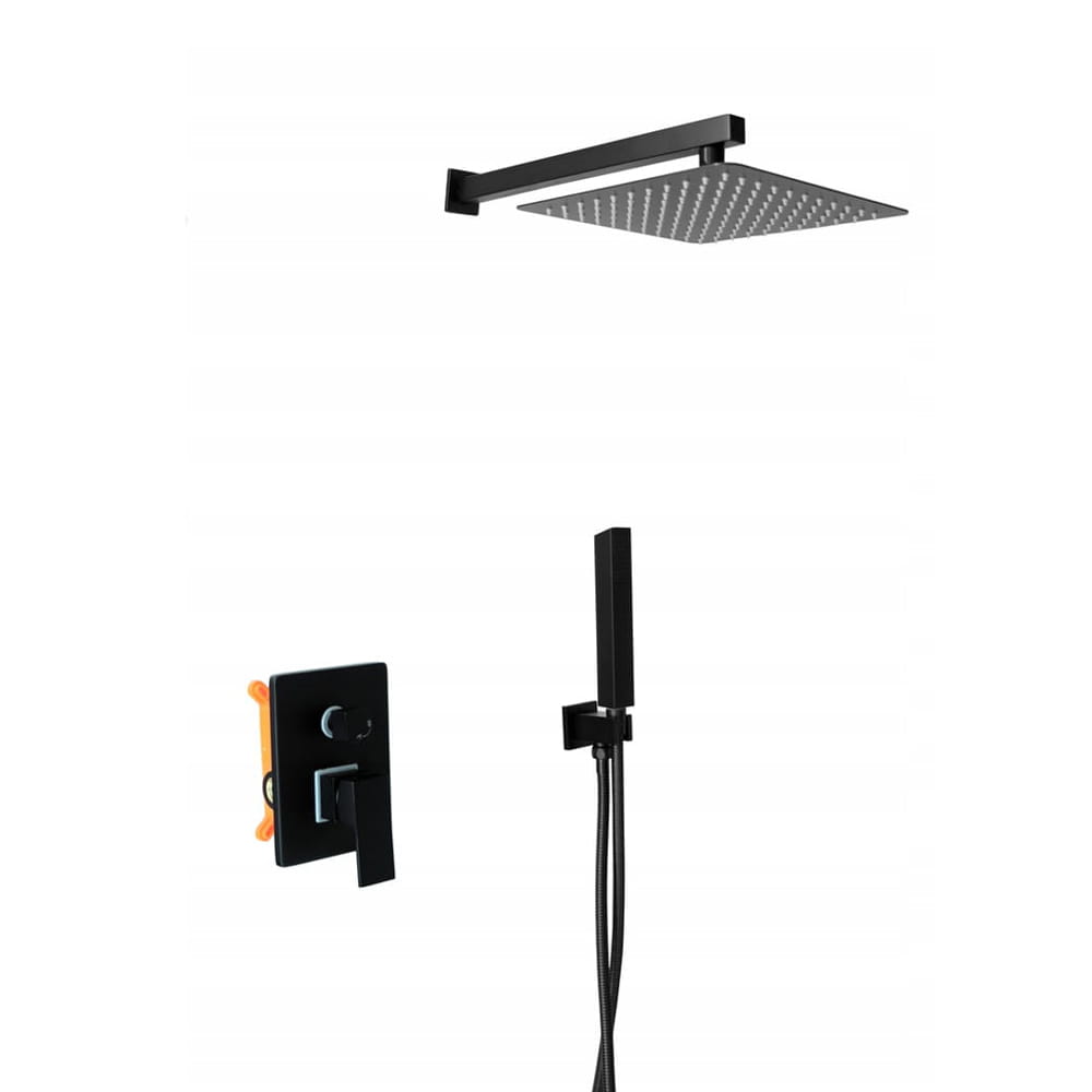 Set duș încastrat negru Zn6