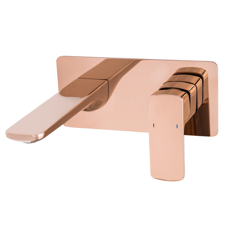 Baterie lavoar incastrata Caro rosegold