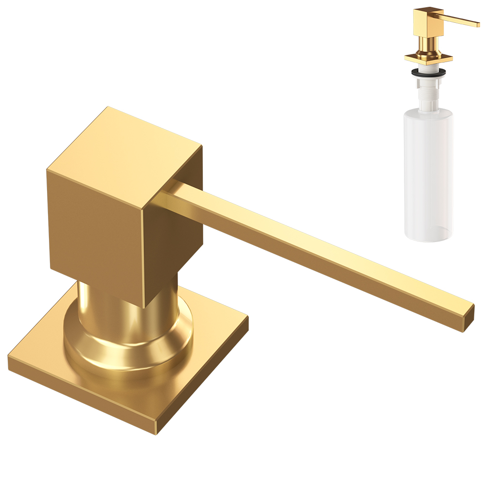 Dozator Pătrat Auriu Gold