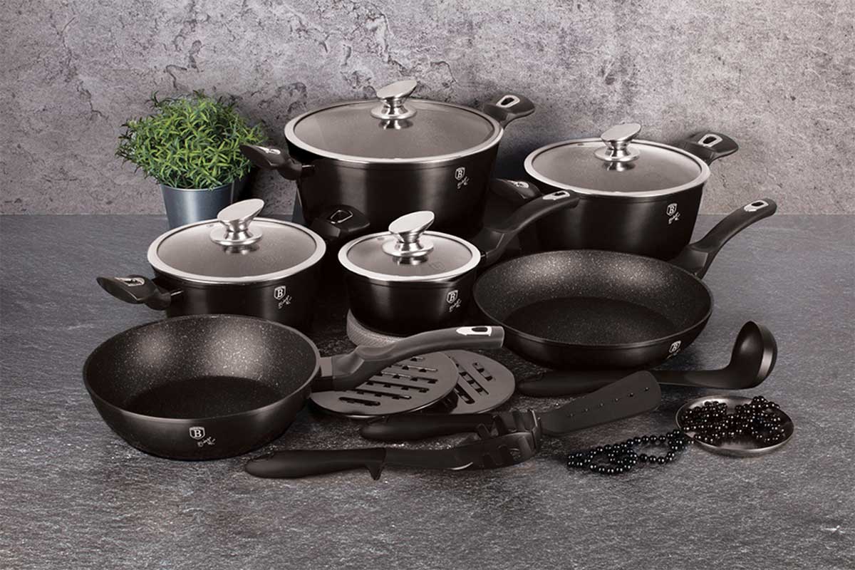 Set Oale BerlingerHaus BH-1664 Black Silver