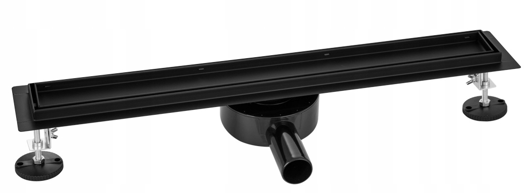 Scurgere liniară în pardoseală 60 cm Negru