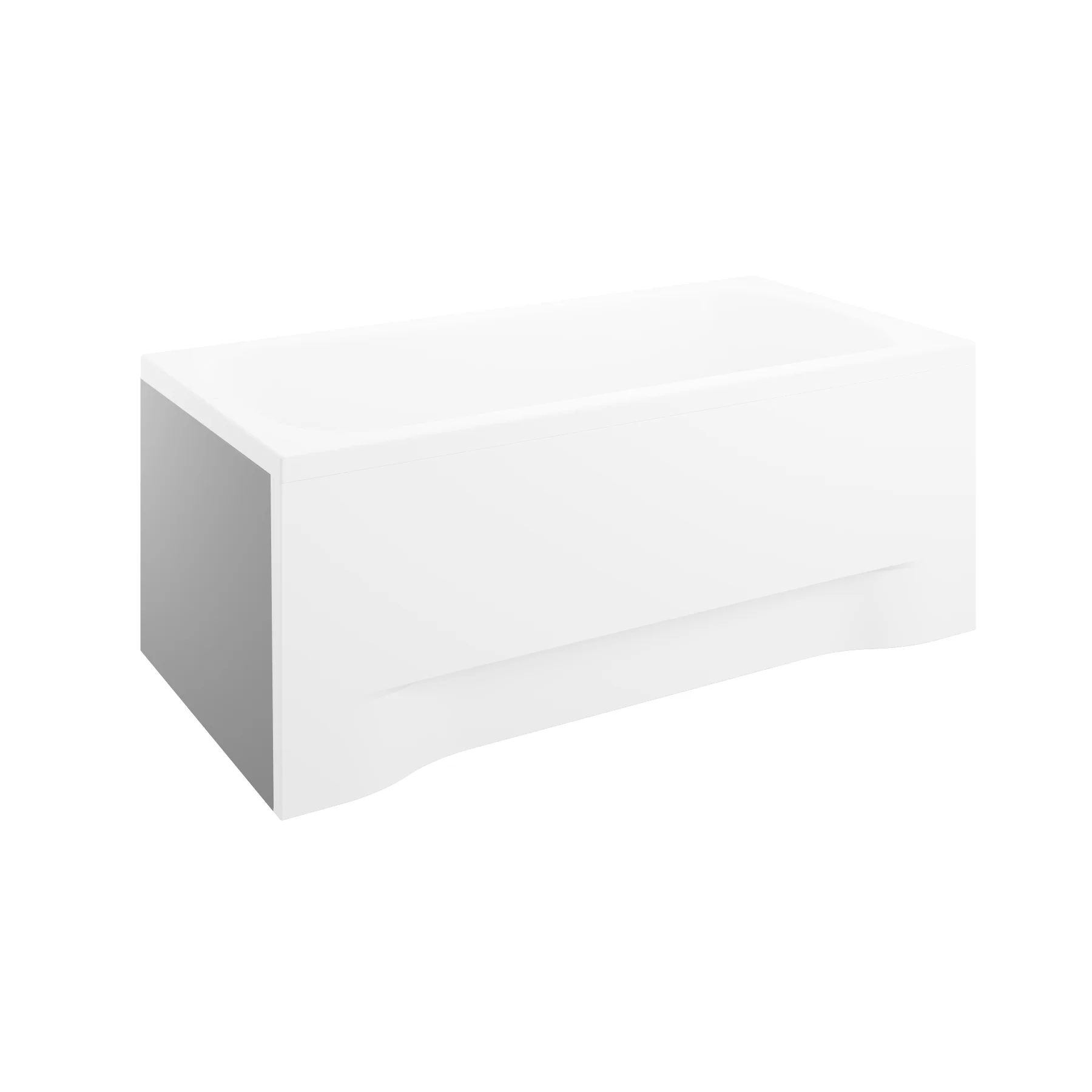 Panou lateral acrilic pentru cadă CLASSIC alb