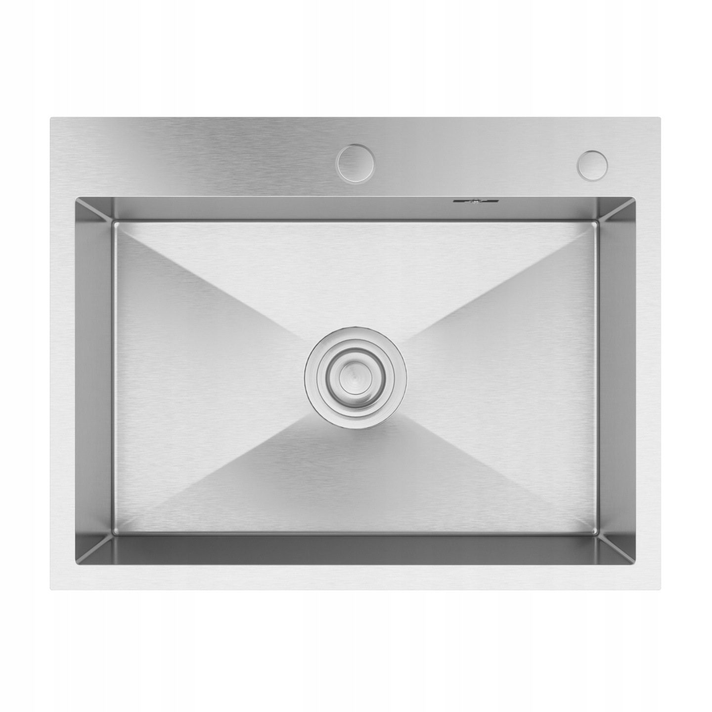 Chiuvetă Bucătărie Inox cu O Cuva Crom 58x45