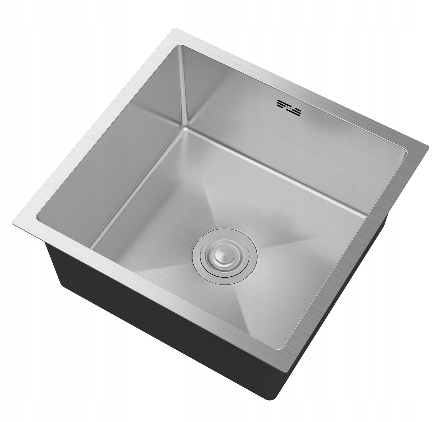 Chiuvetă bucătărie inox montare sub blat, cu o singură cuvă, crom Bari47
