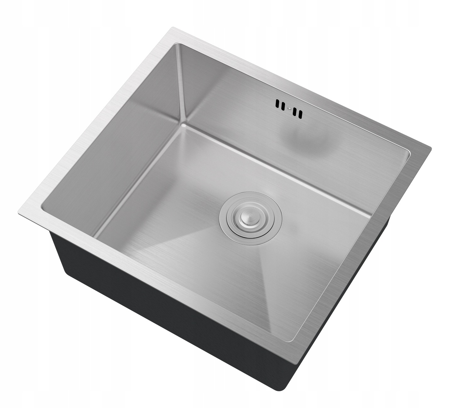 Chiuvetă inox montare sub blat o cuvă crom Bari49