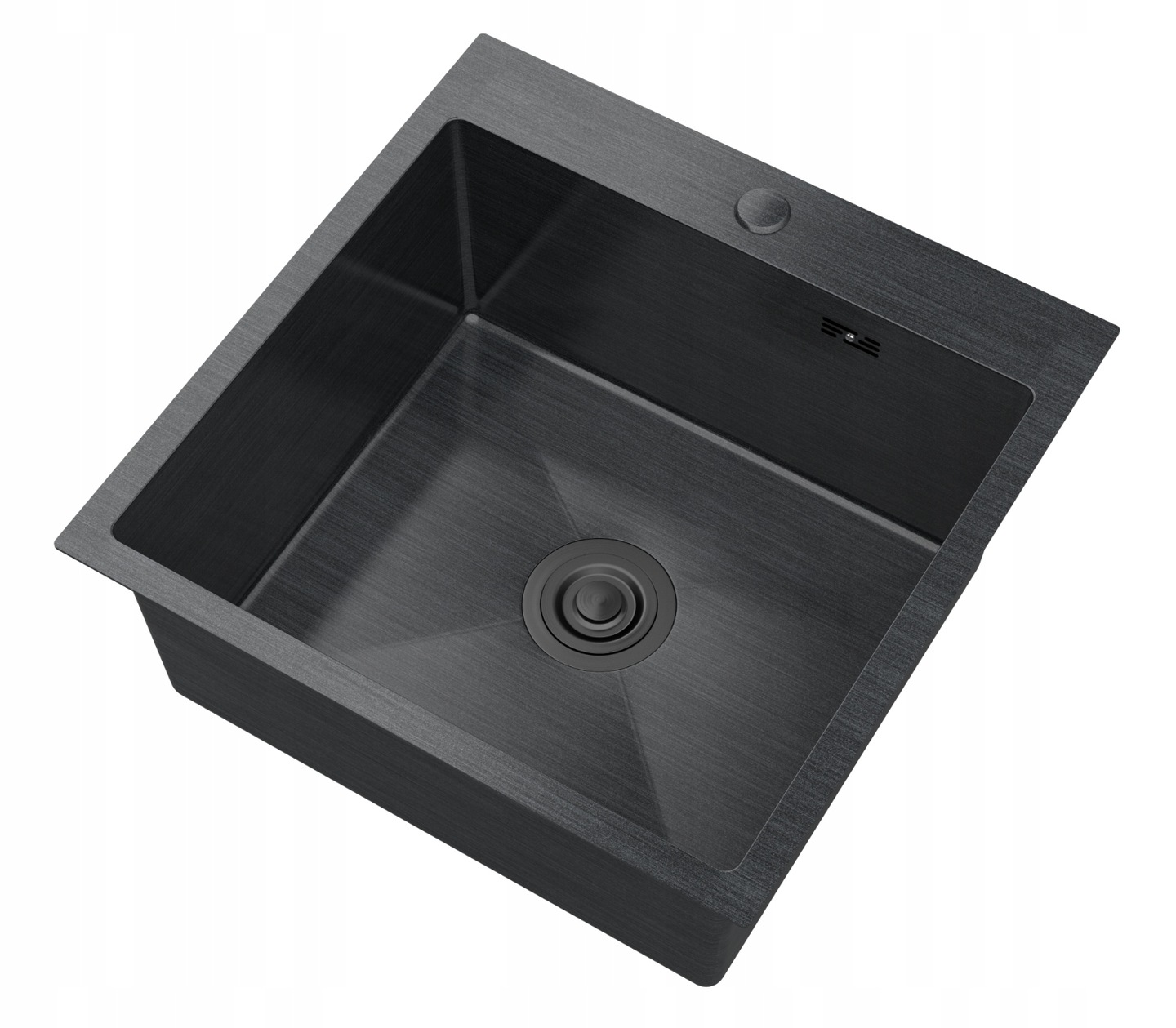 Chiuvetă inox negru cu o cuvă Bari 50
