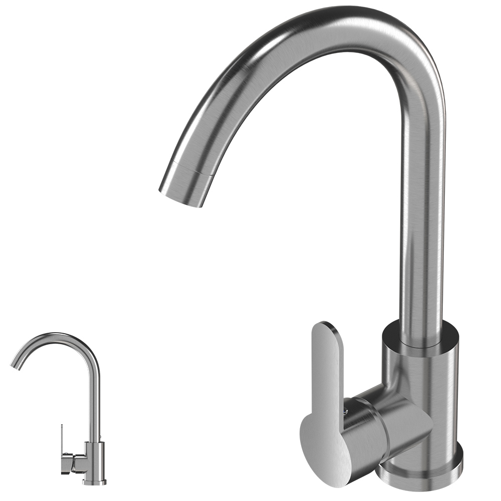 Baterie bucătărie inox robinet chiuvetă Prestige