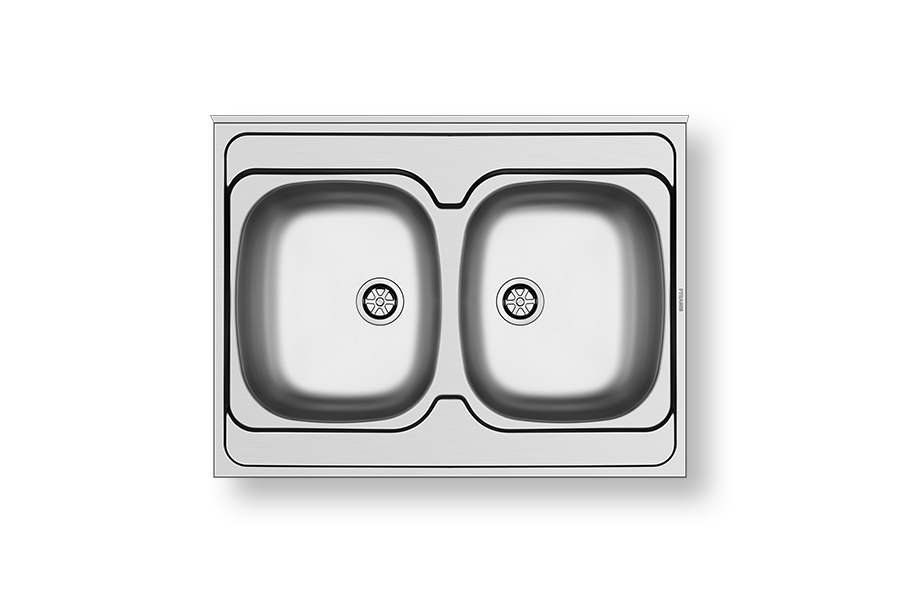 Chiuvetă PYRAMIS INTL 80X60 2B Smooth