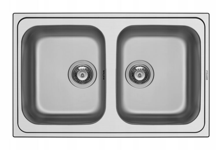 Zlewozmywak-stalowy-dwukomorowy-Pyramis-ATHENA-EXTRA-79×50-2B-stal-inox