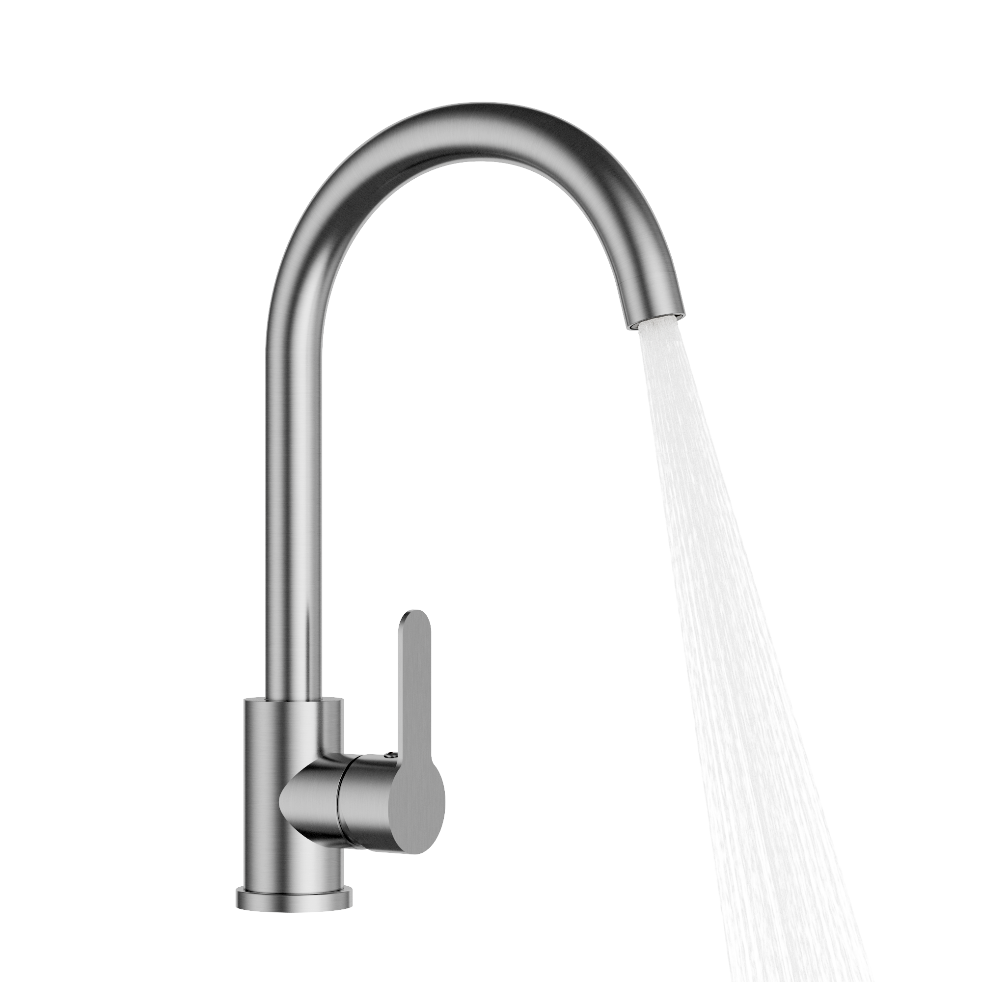 Baterie Bucătărie Cu Gât Rotund Prestige Plus Robinet Inox