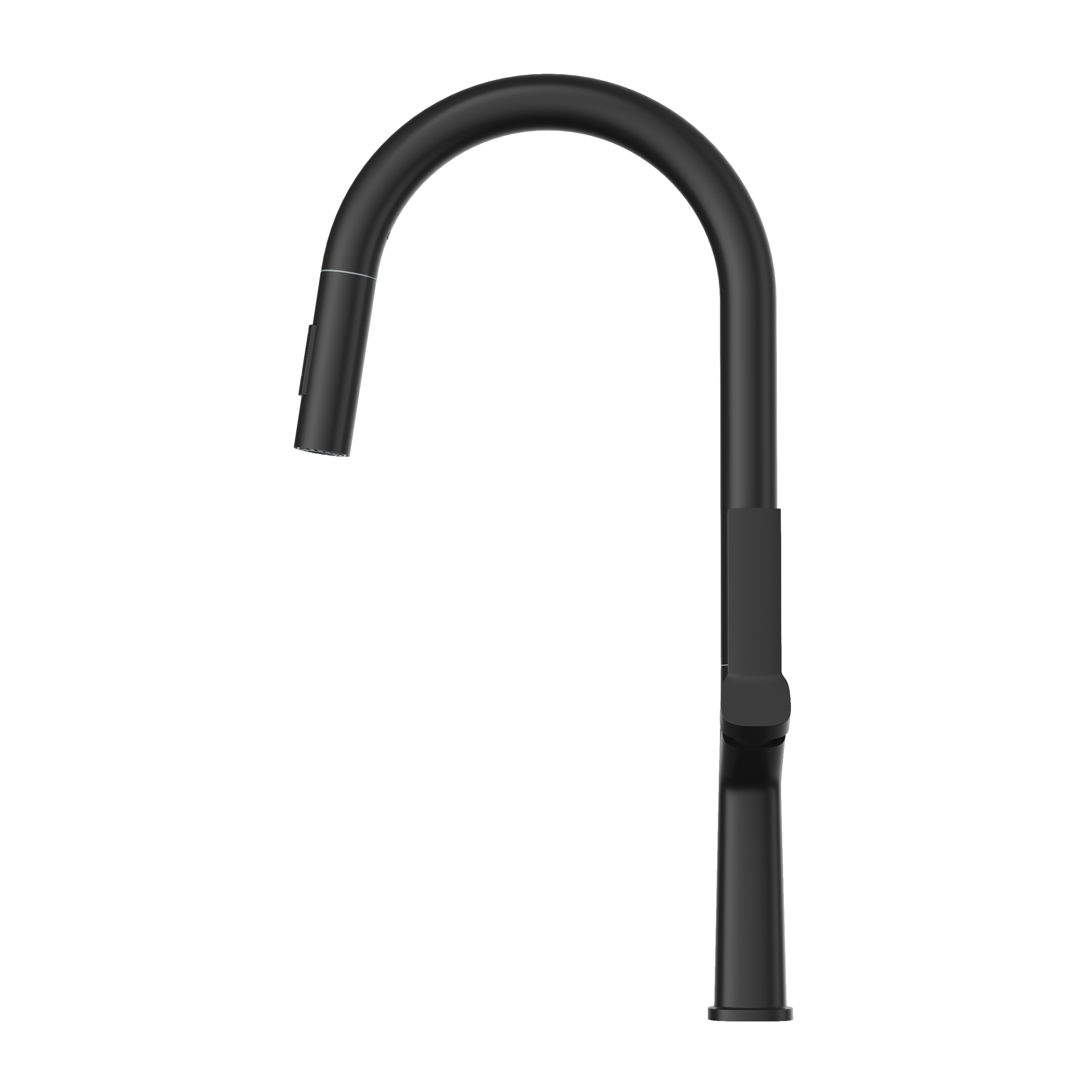 Baterie bucătărie chiuvetă înaltă Ellis neagră