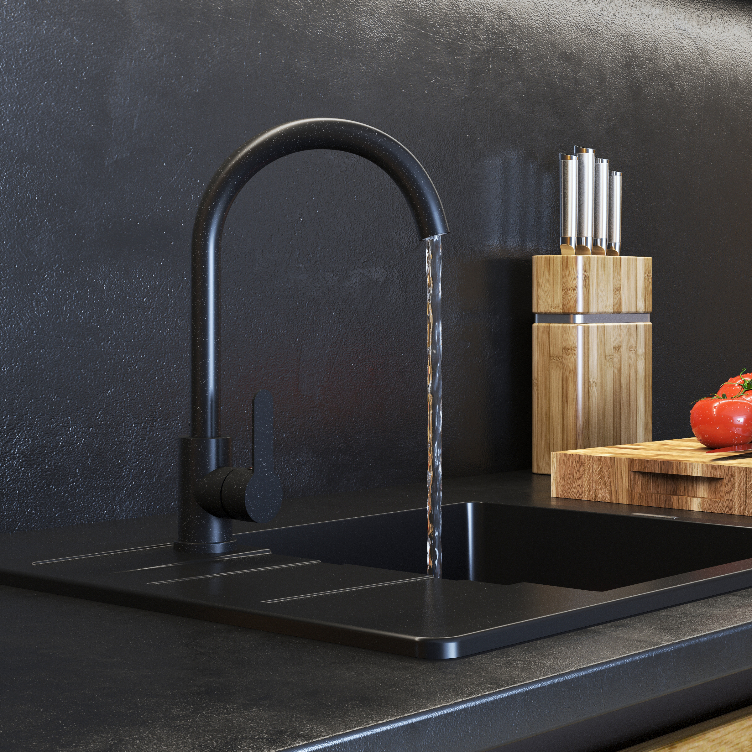 DECO PLUS czarna nakrapiana_aranzacja_u1